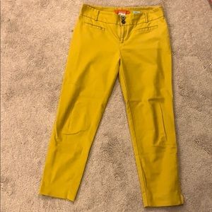 Anthropologie- mustard pants